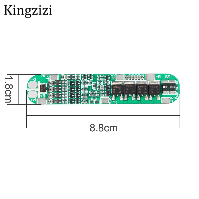 5S 15A Pin Li-ion Li-pin 18650 Sạc PCB BMS 18.5V Bảng bảo vệ tế bào Mạch tích hợp