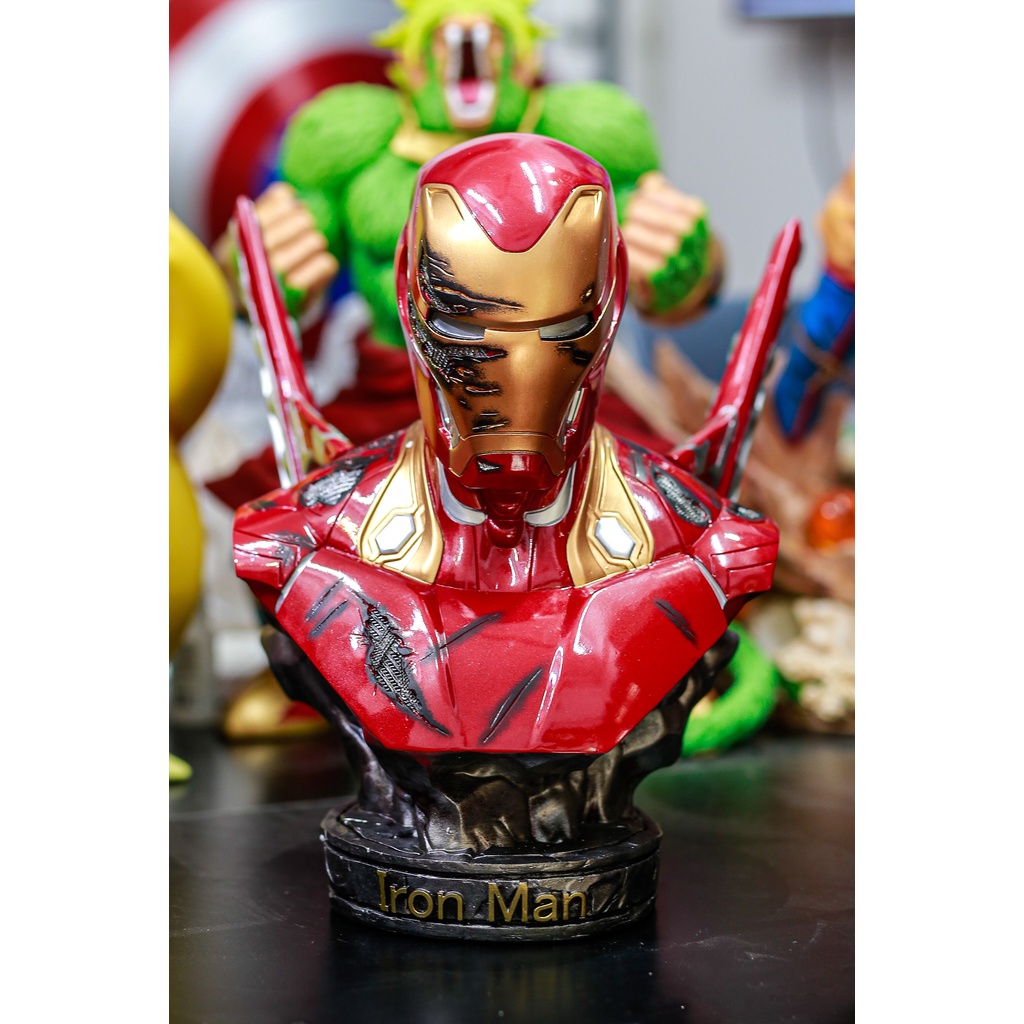 Tượng bán thân Iron man mark 50 phiên bản Infinity War