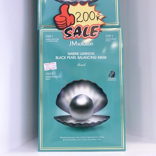 Mặt nạ 3 bước JMsolution Marine Luminous Black Pearl Balancing Mask