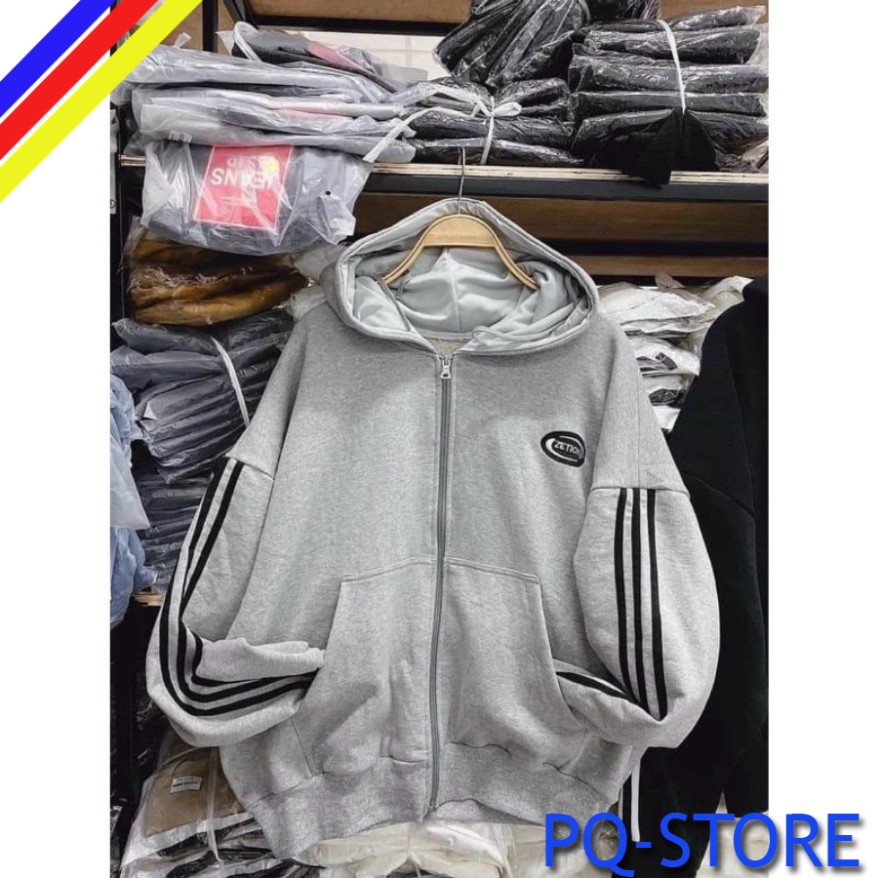 ❤  Áo Khoác Nỉ Zip Hoodie thêu Zection Form Rộng Unisex Nam Nữ Couple đều mặc được Freesiz
