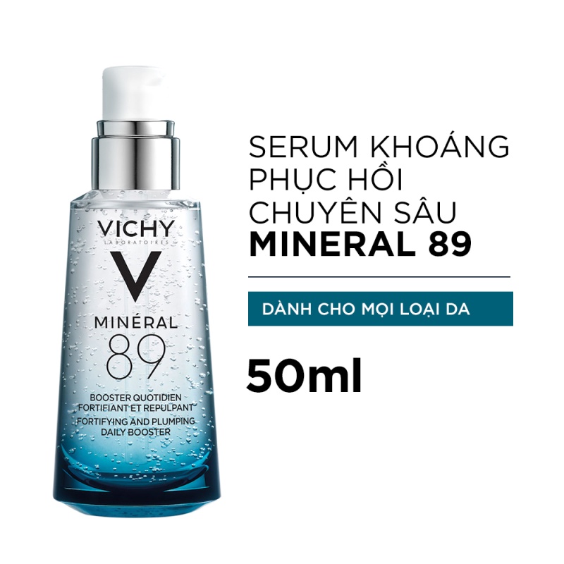 [Mã COSVIBD10 giảm 10% đơn 600K] Bộ dưỡng chất khoáng núi lửa cô đặc Vichy Mineral 89 giúp da sáng mịn và căng mượt