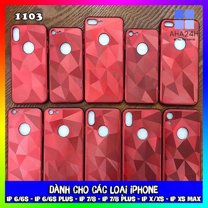 ỐP LƯNG IPHONE HỌA TIẾT HÌNH KHỐI ĐỦ DÒNG MÁY - ỐP DẺO (6/6 PLUS/6S/6S PLUS/7/7 PLUS/8/8 PLUS/X/XS/XS MAX) AH1103