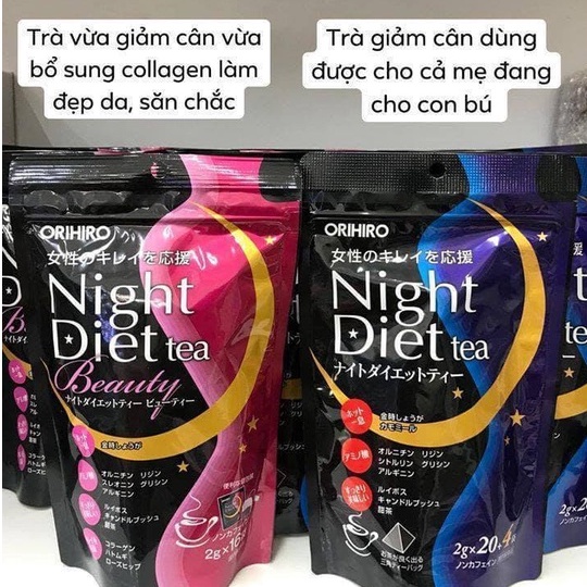 Giảm Cân Orihiro Nội Địa Nhật ( Trà Giảm Cân Orihiro, Orihiro Value Choice, Night Diet Orihiro ) Hàn