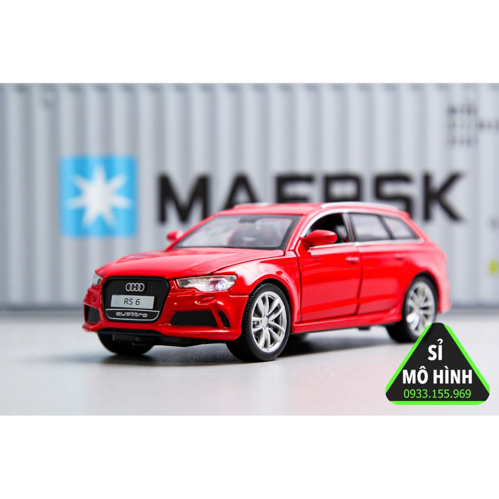 Mô hình xe Audi RS6 1:32 Đỏ