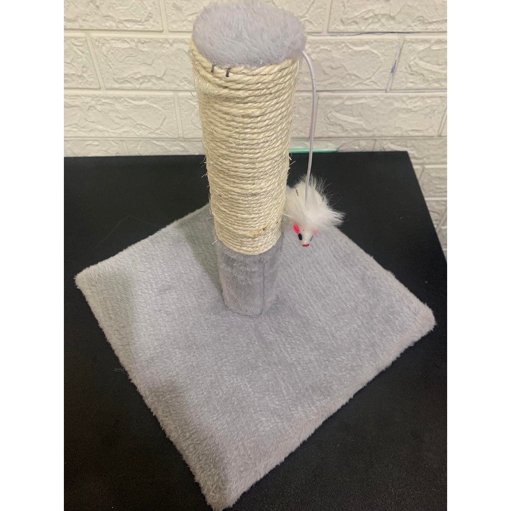 Đồ chơi cho mèo - Trụ cào móng cho mèo quấn dây sisal, chất liệu chuyên dùng cho mèo cào, chân đế vững chải