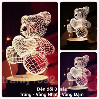 Đèn ngủ 3D, đèn trang trí, quà tặng sinh nhật ý nghĩa - thuha95