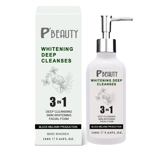 Sữa rửa mặt vi tảo P'Beauty (mẫu mới hộp trắng)