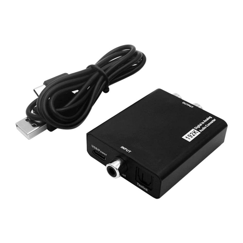 Bộ Chuyển Đổi Âm Thanh Kỹ Thuật Số RCA SPDIF Sang RCA 192kHz DAC Kỹ Thuật Số
