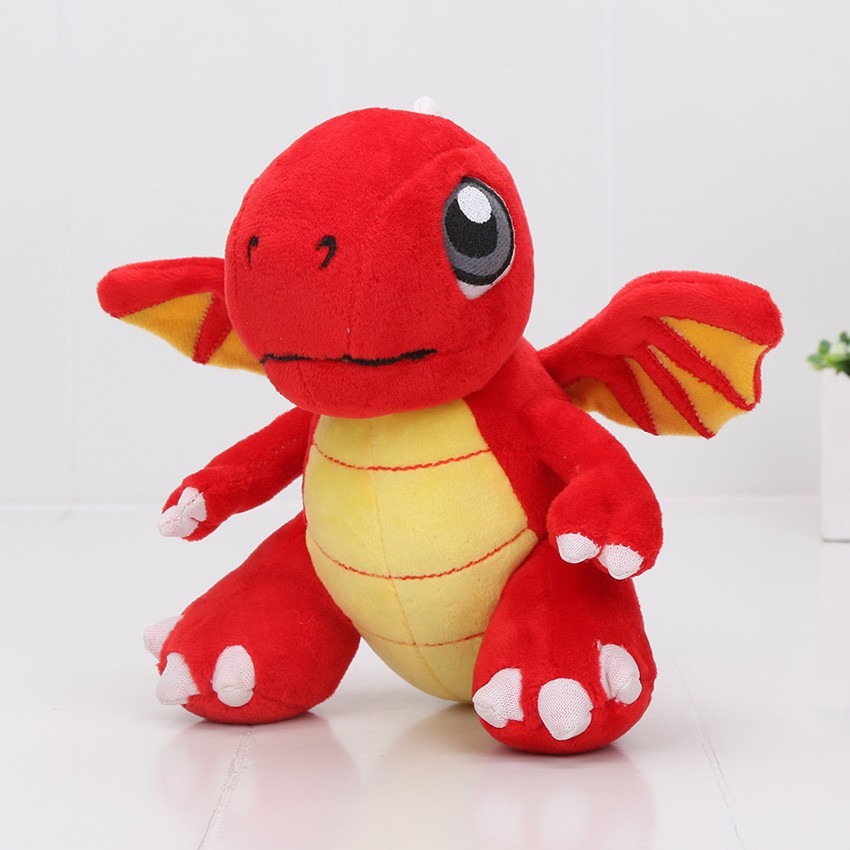 Thú nhồi bông hình rồng đỏ game Dragonvale cỡ 16.5cm độc đáo