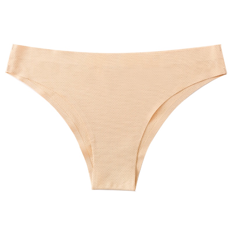 Quần lót ZXYOUPING không đường may in họa tiết khoét lỗ thông thoáng quyến rũ cho nữ size XS-L