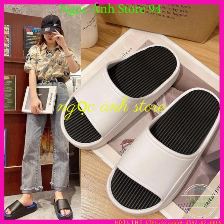 Dép nữ, nam đế cao 5cm, dép quai ngang chất liệu Eva cao cấp khônng thấm nước, size từ 36-44, hottrend