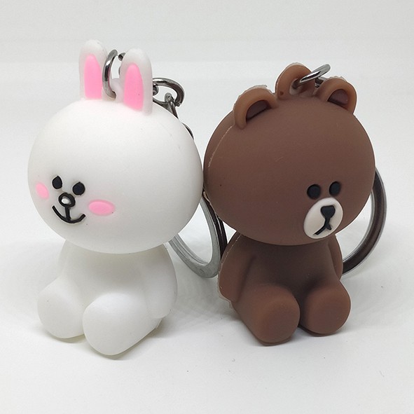 Móc khóa thỏ Cony ✅ FREESHIP  Có video thật  Móc khóa thỏ Cony cao 5cm ✓Hàng mẫu 2 - Phát Huy Hoàng