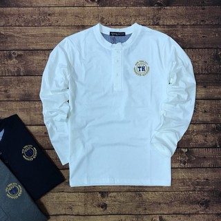 Áo thun nam tay dài kiểu logo TH