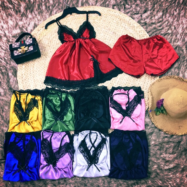 Bộ ngủ sexy ( 🌸 HOT SALE 🌸 ) phi lụa