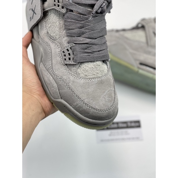 ( LINH BÚN TOKYO ) Giày jodan4 kaw xám lông chột sc + full hộp