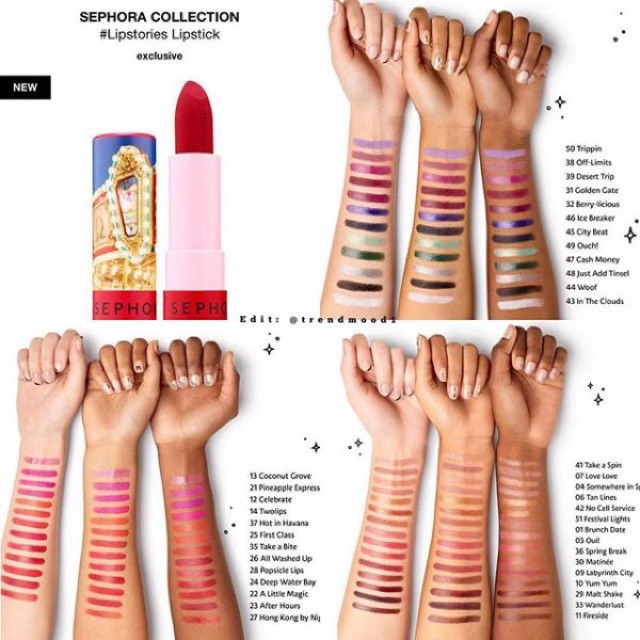 Son Sephora #LipStories cực cute