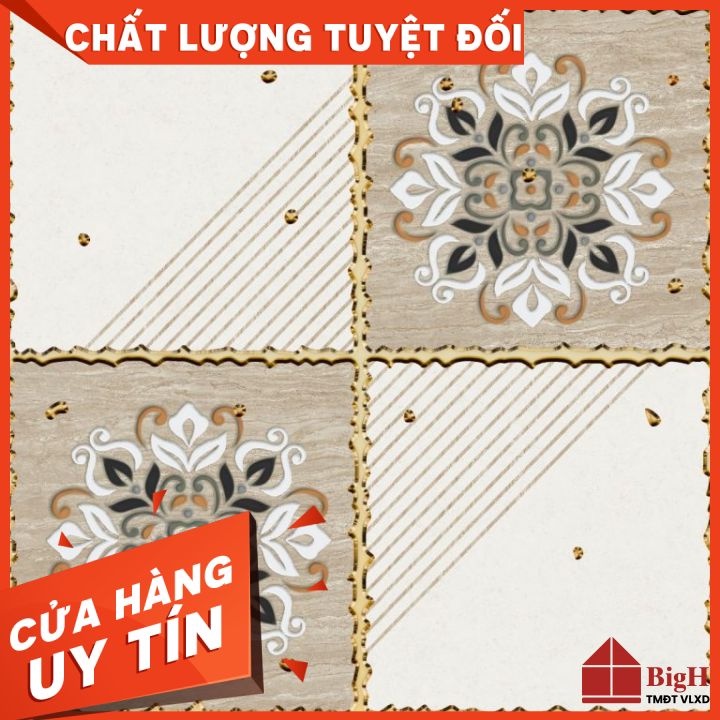 Gạch lát nền VITTO 30x30 1805 .Vành mạ vàng, chống ẩm mốc- Vật liệu xây dựng BigH