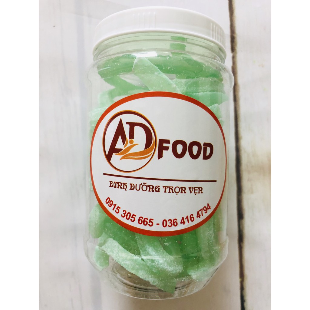 hộp 200g mứt dừa non vị lá dứa