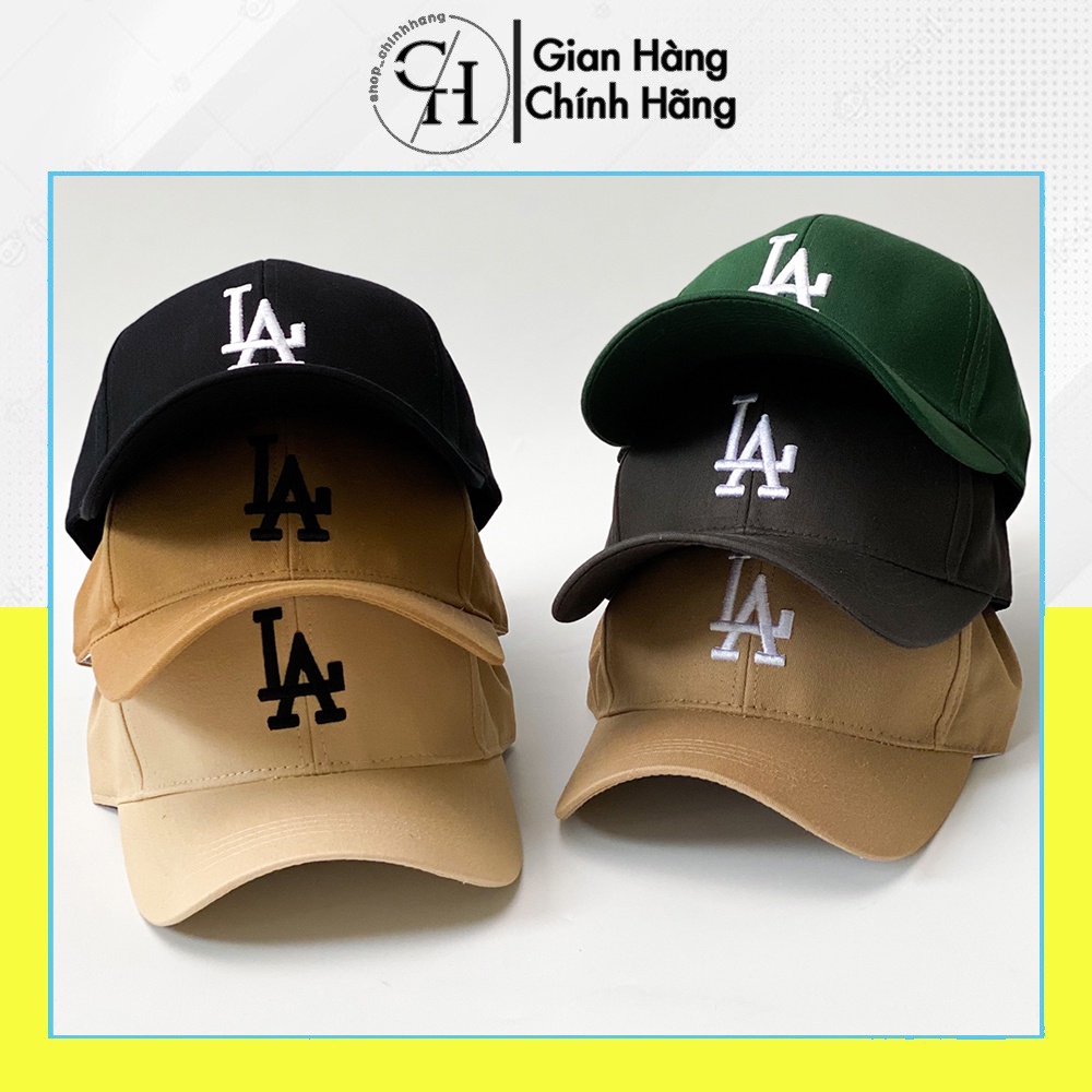 Mũ lưỡi trai thời trang nam nữ thêu chữ LA phong cách nón kết đẹp AH1661
