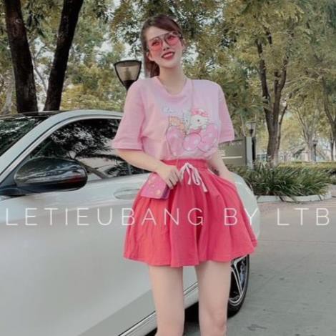 Set đồ nữ cá tính, set quần sóc áo thun đi chơi sang chảnh mùa hè đẹp 8A00086 JKR | BigBuy360 - bigbuy360.vn