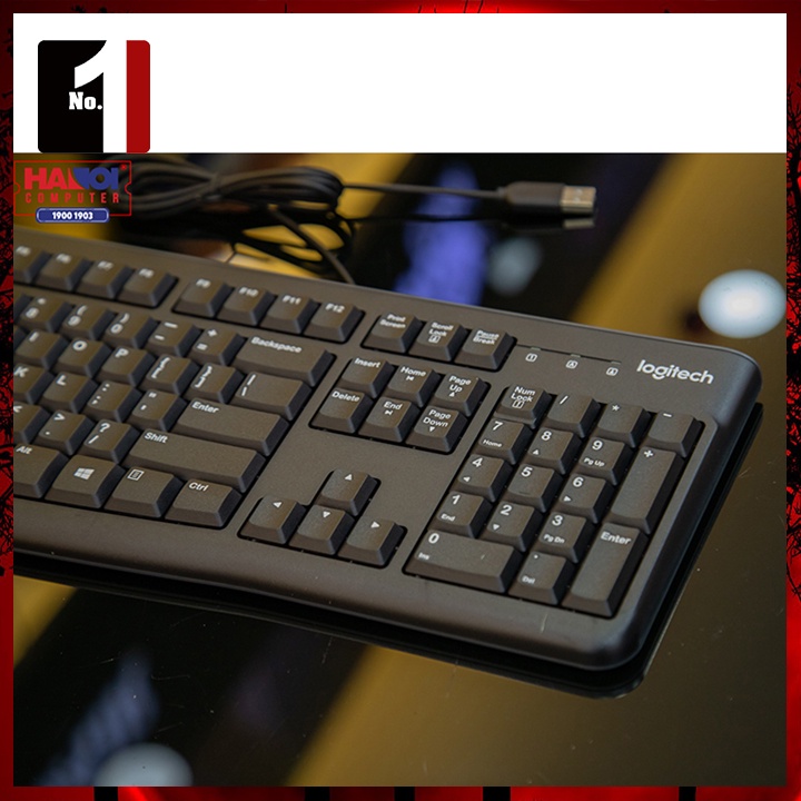 Bàn Phím Máy Tính Chính Hãng Logitech K120 Bàn Phím Vi Tính Laptop Pc Văn Phòng Có Dây