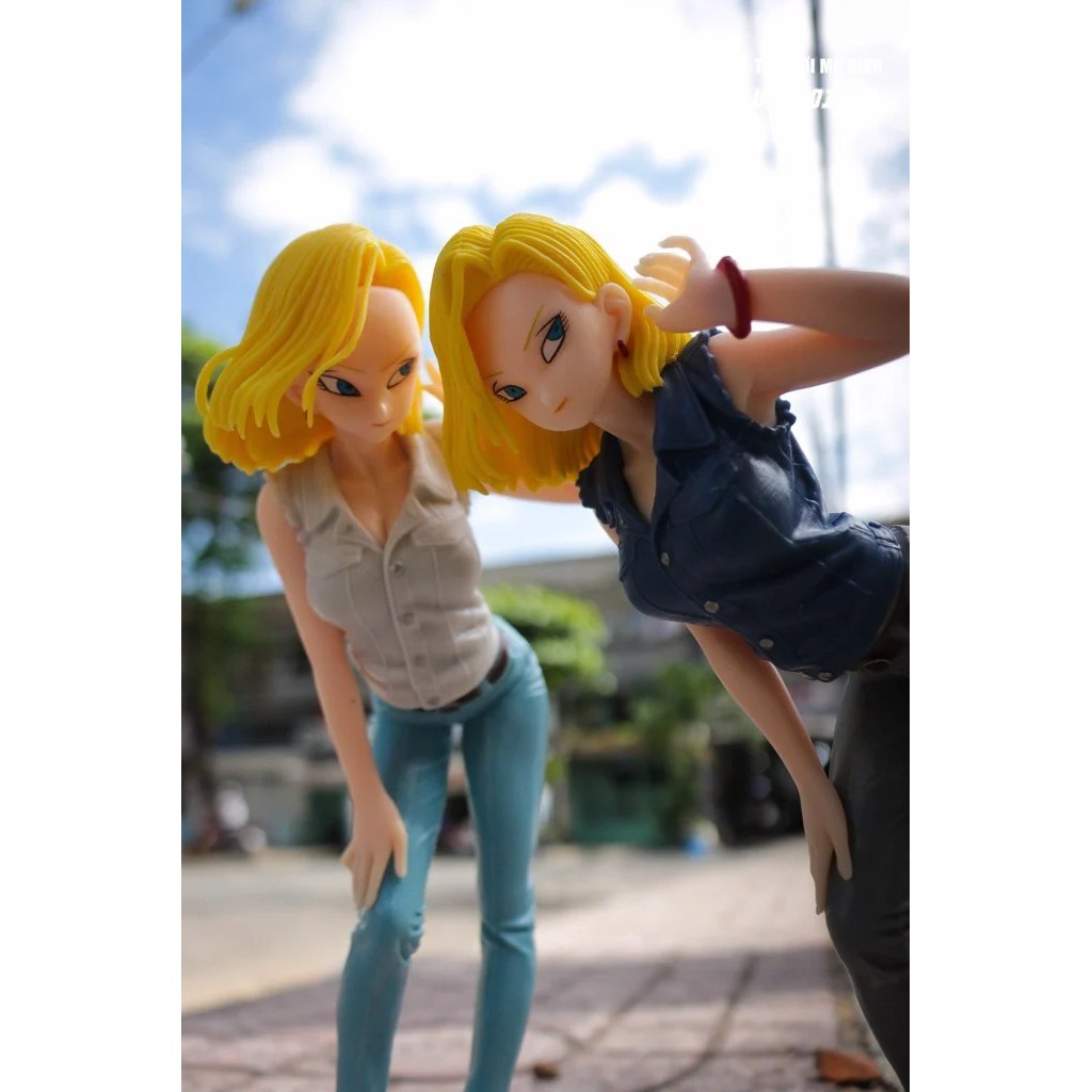 MÔ HÌNH NHÂN VẬT DRAGON BALL POC ANDROID WHITE 18 23CM 6631