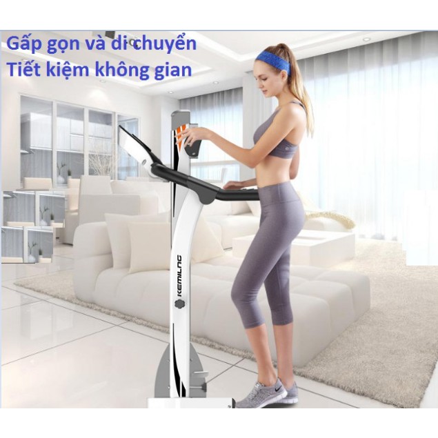 Máy chạy bộ điện tại nhà, hiệu Kemilng model M2, máy chạy thể dục, máy tập tại nhà