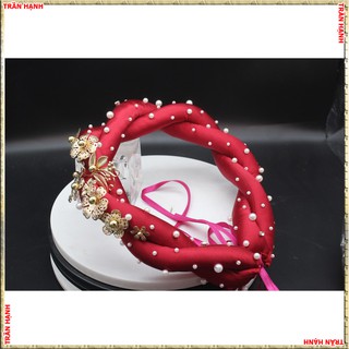 Mấn mỹ nhân - mấn đội đầu cô dâu - đỏ đôTH