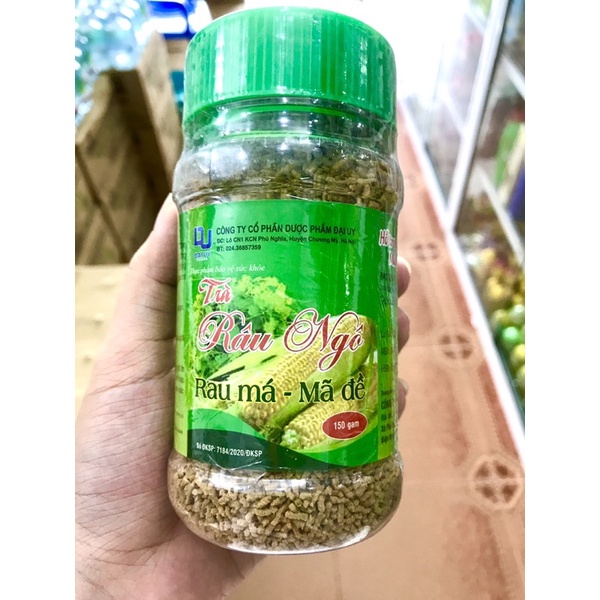 TRÀ RÂU NGÔ, RAU MÁ, MÃ ĐỀ  - HỖ TRỢ GIÚP THANH NHIỆT, MÁT GAN, LỢI TIỂU