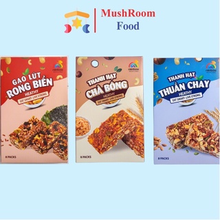 Thanh Gạo Lứt Rong Biển RAINBOW, Thanh Hạt Chà Bông Sấy Giòn Ăn Liền , Bánh Dinh Dưỡng Cung Cấp Năng Lượng