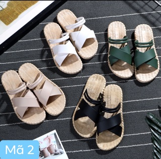 Dép sandal dây mảnh đế chiếu hàng nhập
