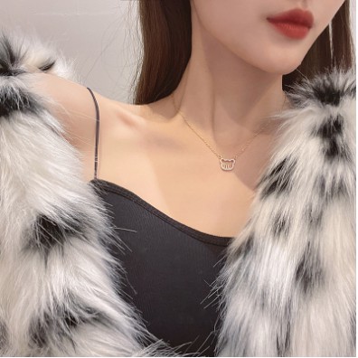 Dây chuyền Titan hình mèo dễ thương NCCA006