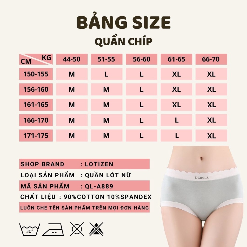 Quần lót nữ sexy viền ren cạp đính nơ  517