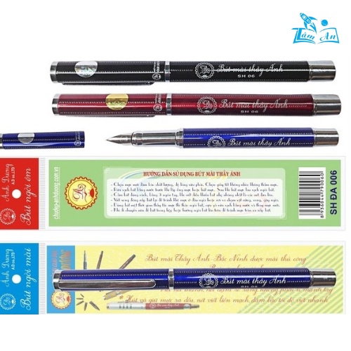 Bút mài Thầy Ánh SH005 ngòi êm trơn và ngòi mài - Bút luyện chữ đẹp Ánh Dương
