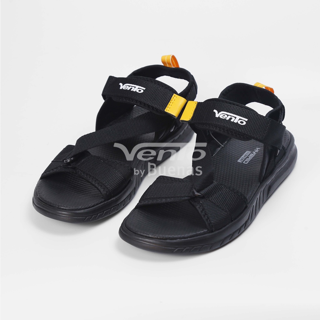 Sandal vento chính hãng NB98 màu đen - tro - giày dép nam nữ học sinh đi học