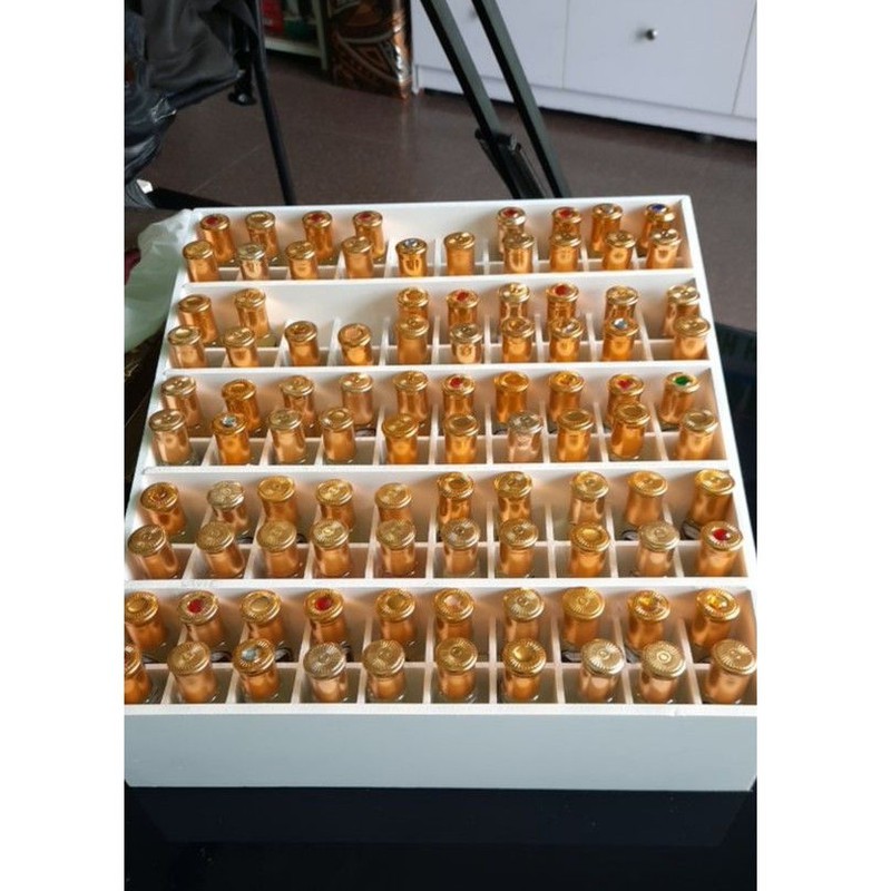 Khay son 100 ô phân tầng