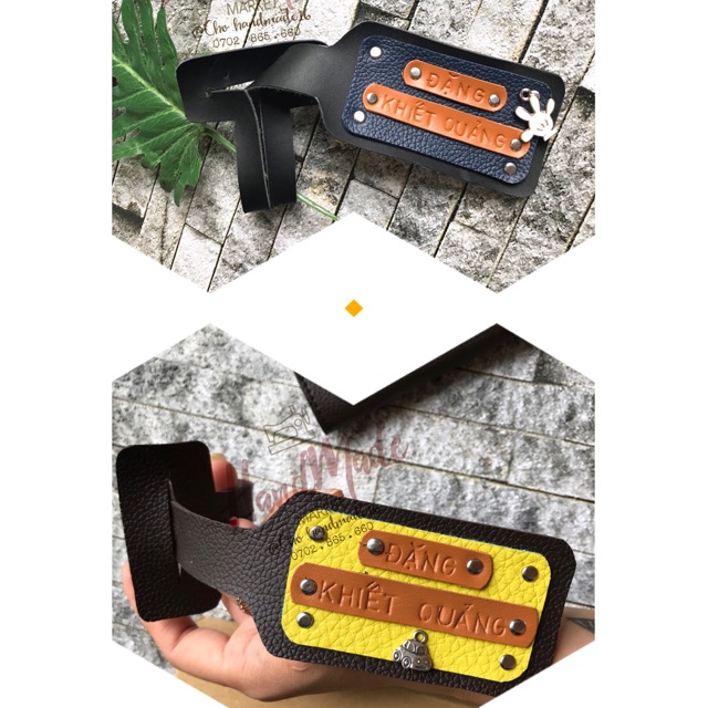 Bảng tên treo vali- tag tên treo vali - thẻ đánh dấu hành lý