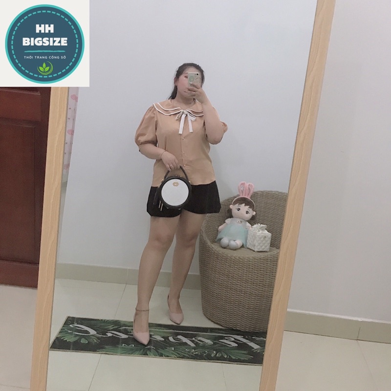 Áo Sơ Mi Nữ Công Sở BIGSIZE GIÁ SỈ Cổ Cột Dây Nơ