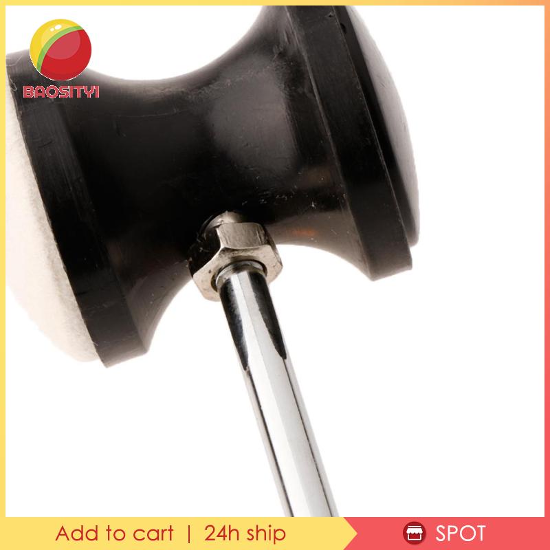 Durable Bass Kick Drum Pedal Beater Hammer Felt Head with Metal Shaft