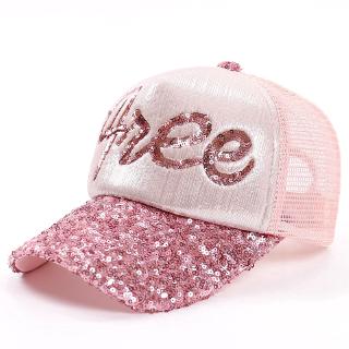 Korean style glitter pattern hats for women