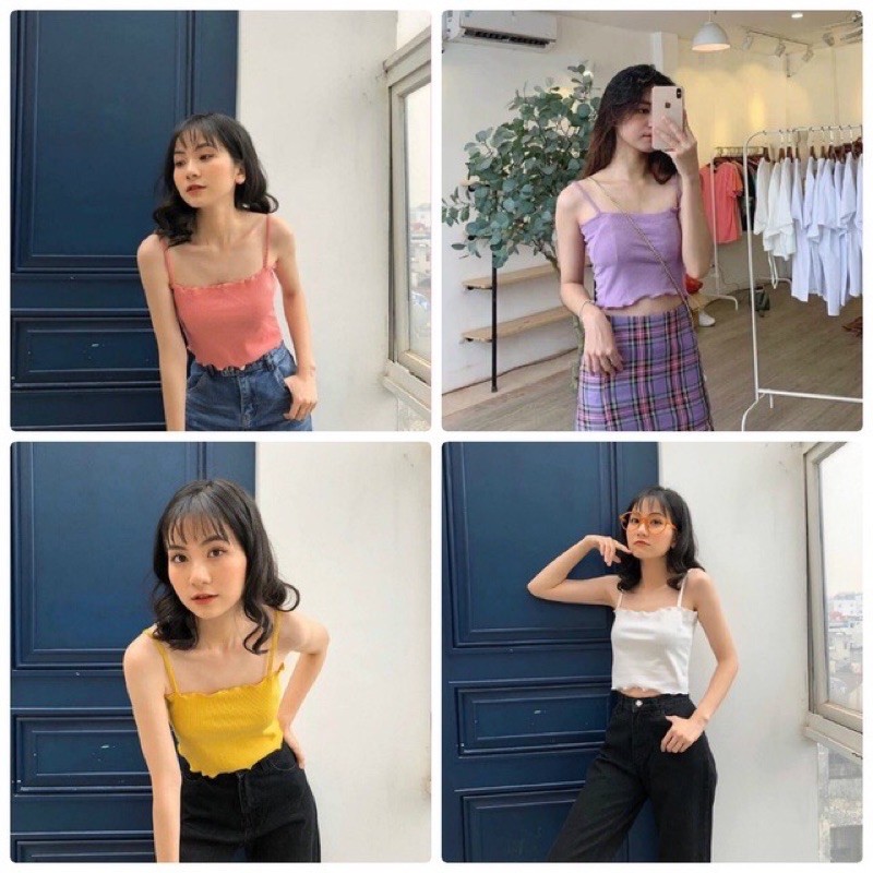 [ Mã WASTAPR giảm 10K đơn 50K] Áo thun 2 dây nữ | BigBuy360 - bigbuy360.vn