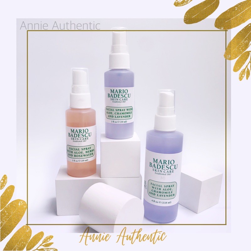 Toner xịt Mario Badescu Facial Spray