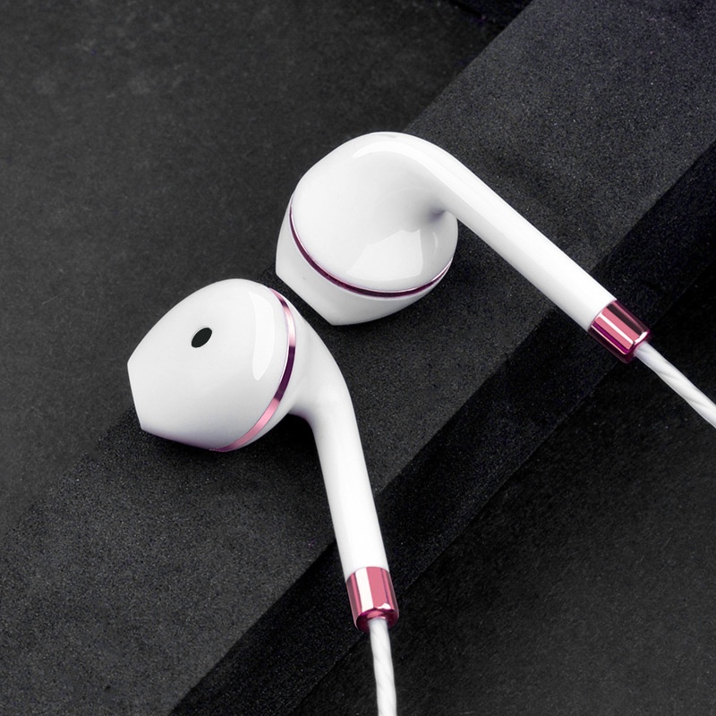 Tai Nghe Nhét Tai Jack 3.5mm Có Micro Âm Thanh Siêu Trầm Cho iphone