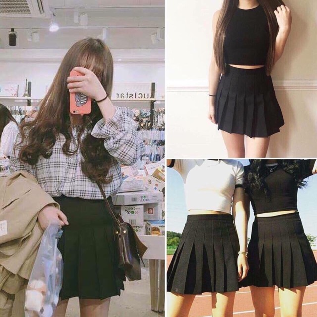 Chân váy tenis chất tuyết mưa dày, hàng đẹp, có lót trong (kèm hình thật) | BigBuy360 - bigbuy360.vn