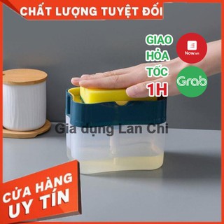 [Freeship] Hộp đựng nước rửa chén có nút bơm dầu tiện dụng, hộp đựng xà phòng rửa bát có vòi bơm tiện lợi