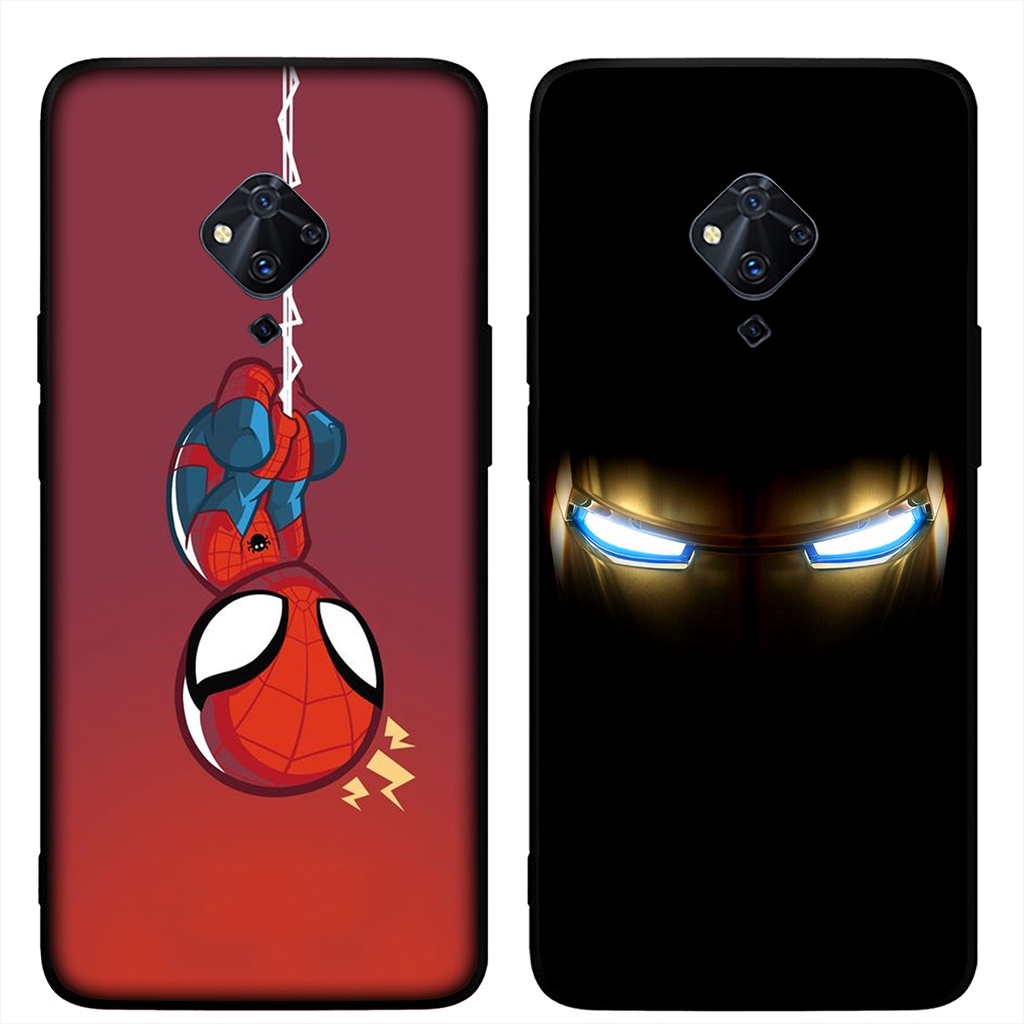 Ốp Điện Thoại Mềm Hình Marvel Iron Man Spider Man Cho Samsung Galaxy A9 A8 A6 Plus A8 + A6 + A7 2018 A5 A3 2017 2016