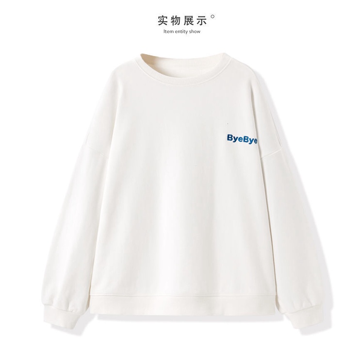 Áo Sweater Nỉ In Chữ Dáng Rộng Dày Dặn Phong Cách Năng Động Trẻ Trung Hàn Quốc | BigBuy360 - bigbuy360.vn
