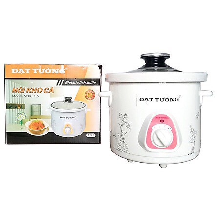 NỒI KHO CÁ, NỒI NẤU CHÁO CHẬM, NỒI HẦM ĐA NĂNG ĐẠT TƯỜNG 1,5l. 2,5 l, 4,5l