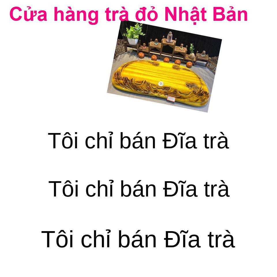 > tấm trà gỗ rắn mới lụa vàng nanji Đặt bàn Kungfu Trung Quốc khay với thoát nướcống hút inox1