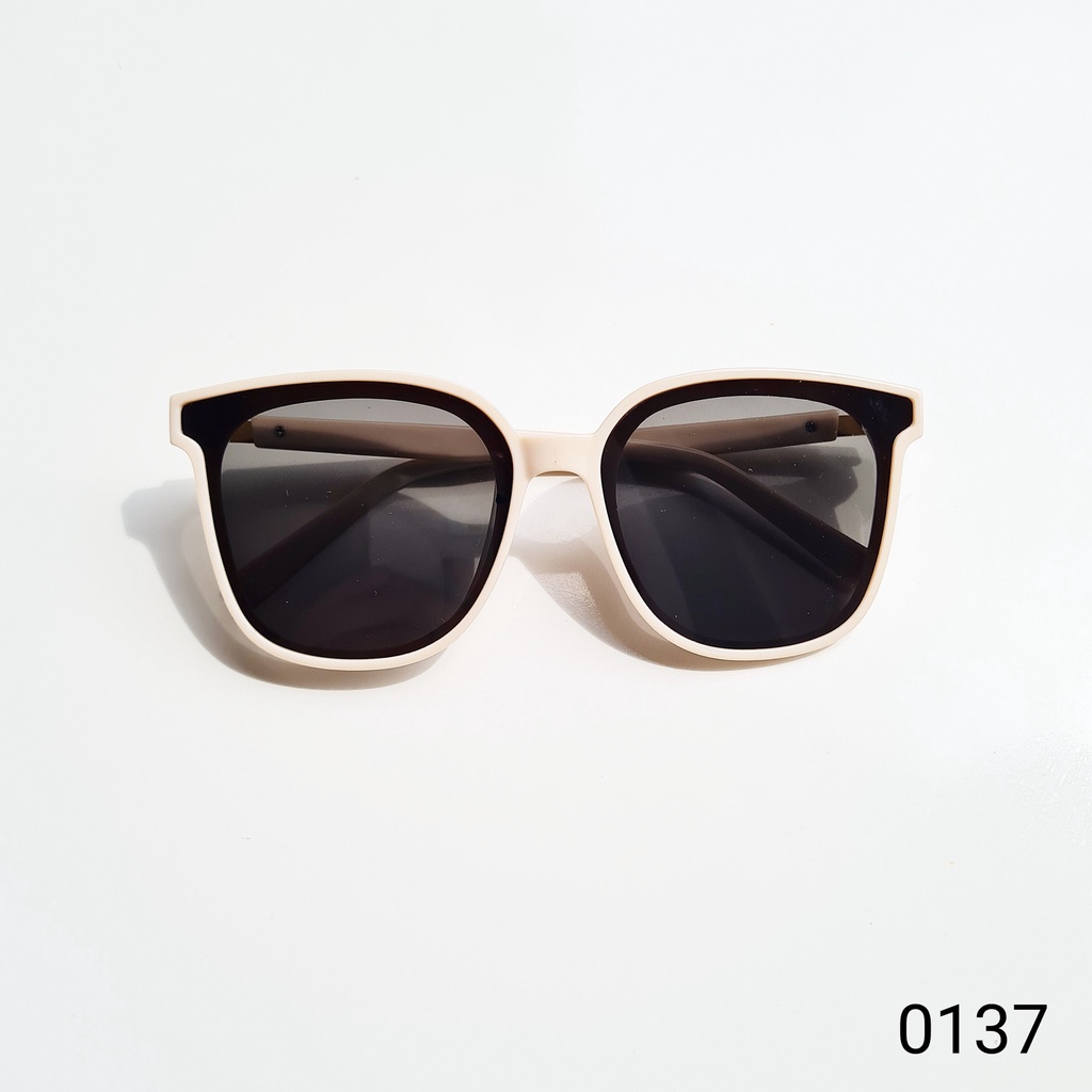 Kính mát chống UV400 nam nữ LILYEYEWEAR mắt vuông to chống bụi đi đường màu sắc thời trang 0137